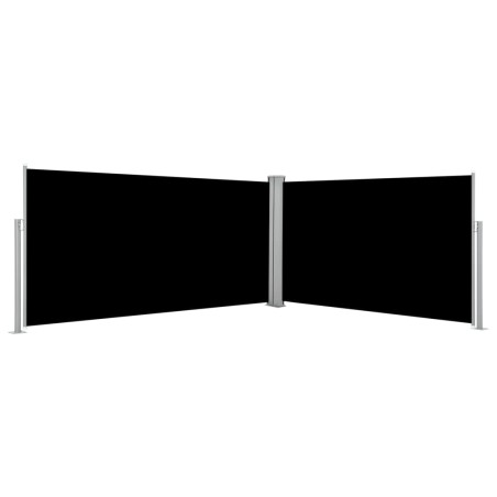 vidaXL Toldo lateral retráctil negro 160x600 cm 