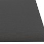 vidaXL Paneles de pared 12 uds tela gris oscuro 60x15 cm 1,08 m² vidaXL Paneles de pared 12 uds tela gris oscuro 60x15 cm 1,08 m²