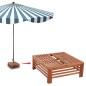 vidaXL Cubierta para base de sombrilla de madera vidaXL Cubierta para base de sombrilla de madera