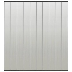 vidaXL Mosquitera para puerta 10 pzas cortina de malla negro 240x240cm