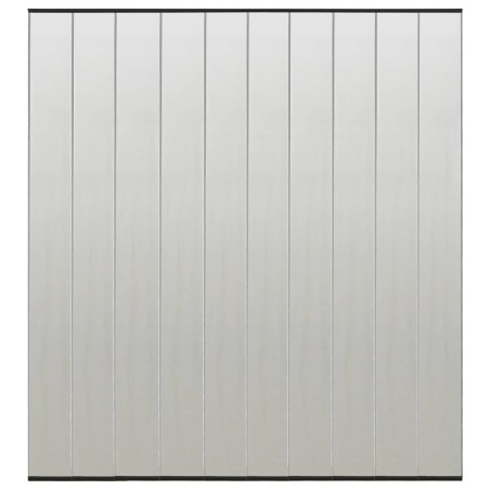 vidaXL Mosquitera para puerta 10 pzas cortina de malla negro 240x240cm