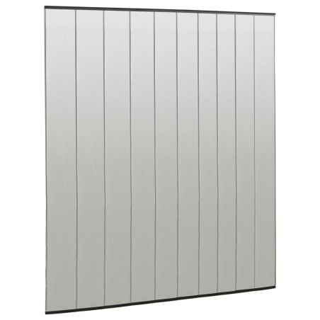 vidaXL Mosquitera para puerta 10 pzas cortina de malla negro 240x240cm