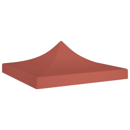 vidaXL Techo de carpa para celebraciones terracota 3x3 m 270 g/m²