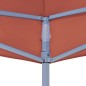 vidaXL Techo de carpa para celebraciones terracota 3x3 m 270 g/m² vidaXL Techo de carpa para celebraciones terracota 3x3 m 270 g/m²