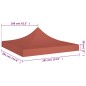 vidaXL Techo de carpa para celebraciones terracota 3x3 m 270 g/m² vidaXL Techo de carpa para celebraciones terracota 3x3 m 270 g/m²