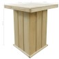 vidaXL Mesa de bar de madera de pino impregnada 75x75x110 cm vidaXL Mesa de bar de madera de pino impregnada 75x75x110 cm