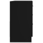 vidaXL Armario para lavabo madera contrachapada negro 63x30x54 cm vidaXL Armario para lavabo madera contrachapada negro 63x30x54 cm
