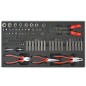 vidaXL Carrito de herramientas 1125 herramientas acero rojo vidaXL Carrito de herramientas 1125 herramientas acero rojo