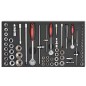 vidaXL Carrito de herramientas 1125 herramientas acero rojo vidaXL Carrito de herramientas 1125 herramientas acero rojo