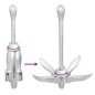vidaXL Ancla plegable hierro maleable plateado 6 kg vidaXL Ancla plegable hierro maleable plateado 6 kg