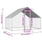 vidaXL Jaula gallinero de exterior de acero galvanizado 2,75x2x1,92 m vidaXL Jaula gallinero de exterior de acero galvanizado 2,75x2x1,92 m