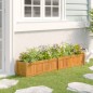 vidaXL Arriate de madera maciza de teca 150x30x25 cm vidaXL Arriate de madera maciza de teca 150x30x25 cm