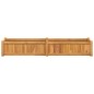vidaXL Arriate de madera maciza de teca 150x30x25 cm vidaXL Arriate de madera maciza de teca 150x30x25 cm