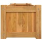 vidaXL Arriate de madera maciza de teca 150x30x25 cm vidaXL Arriate de madera maciza de teca 150x30x25 cm