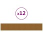 vidaXL Paneles de pared 12 uds terciopelo marrón 90x15 cm 1,62 m² vidaXL Paneles de pared 12 uds terciopelo marrón 90x15 cm 1,62 m²