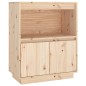 vidaXL Aparador de madera maciza de pino 60x34x75 cm vidaXL Aparador de madera maciza de pino 60x34x75 cm
