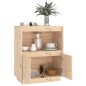 vidaXL Aparador de madera maciza de pino 60x34x75 cm vidaXL Aparador de madera maciza de pino 60x34x75 cm