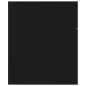 vidaXL Armario para lavabo madera contrachapada negro 60x38,5x46 cm vidaXL Armario para lavabo madera contrachapada negro 60x38,5x46 cm