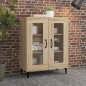 vidaXL Aparador de madera de ingeniería roble Sonoma 69,5x34x90 cm vidaXL Aparador de madera de ingeniería roble Sonoma 69,5x34x90 cm