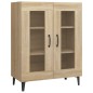 vidaXL Aparador de madera de ingeniería roble Sonoma 69,5x34x90 cm vidaXL Aparador de madera de ingeniería roble Sonoma 69,5x34x90 cm