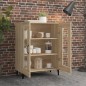 vidaXL Aparador de madera de ingeniería roble Sonoma 69,5x34x90 cm vidaXL Aparador de madera de ingeniería roble Sonoma 69,5x34x90 cm