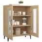 vidaXL Aparador de madera de ingeniería roble Sonoma 69,5x34x90 cm vidaXL Aparador de madera de ingeniería roble Sonoma 69,5x34x90 cm