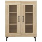 vidaXL Aparador de madera de ingeniería roble Sonoma 69,5x34x90 cm vidaXL Aparador de madera de ingeniería roble Sonoma 69,5x34x90 cm