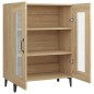 vidaXL Aparador de madera de ingeniería roble Sonoma 69,5x34x90 cm vidaXL Aparador de madera de ingeniería roble Sonoma 69,5x34x90 cm