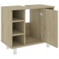 vidaXL Armario de baño madera contrachapada color roble 60x32x53,5 cm vidaXL Armario de baño madera contrachapada color roble 60x32x53,5 cm