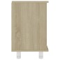 vidaXL Armario de baño madera contrachapada color roble 60x32x53,5 cm vidaXL Armario de baño madera contrachapada color roble 60x32x53,5 cm