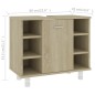 vidaXL Armario de baño madera contrachapada color roble 60x32x53,5 cm vidaXL Armario de baño madera contrachapada color roble 60x32x53,5 cm