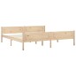 vidaXL Estructura de cama de madera maciza de pino 200x200 cm vidaXL Estructura de cama de madera maciza de pino 200x200 cm