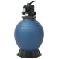 vidaXL Filtro de arena de piscina válvula de 6 posiciones azul 460 mm vidaXL Filtro de arena de piscina válvula de 6 posiciones azul 460 mm