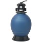 vidaXL Filtro de arena de piscina válvula de 6 posiciones azul 460 mm vidaXL Filtro de arena de piscina válvula de 6 posiciones azul 460 mm