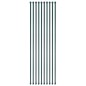 vidaXL Postes de jardín 10 unidades 1,5 m metal verde