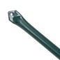 vidaXL Postes de jardín 10 unidades 1,5 m metal verde