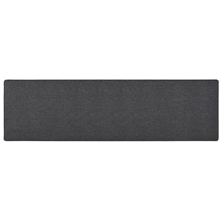 vidaXL Alfombra de pasillo gris antracita 80x300 cm