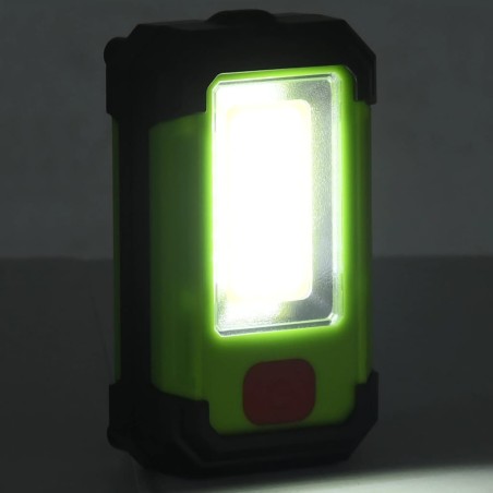 vidaXL Foco LED portátil con energía solar 7 W blanco frío