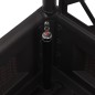 vidaXL Arriate con enrejado y sistema de riego automático antracita vidaXL Arriate con enrejado y sistema de riego automático antracita