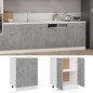 vidaXL Armario debajo fregadero madera contrachapada gris 60x46x81,5cm vidaXL Armario debajo fregadero madera contrachapada gris 60x46x81,5cm