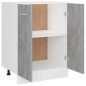 vidaXL Armario debajo fregadero madera contrachapada gris 60x46x81,5cm vidaXL Armario debajo fregadero madera contrachapada gris 60x46x81,5cm