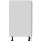 vidaXL Armario debajo fregadero madera contrachapada gris 60x46x81,5cm vidaXL Armario debajo fregadero madera contrachapada gris 60x46x81,5cm