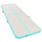 vidaXL Esterilla inflable de gimnasia y bomba 800x100x10 cm PVC verde