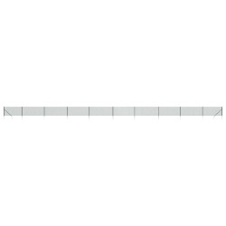 vidaXL Cerca de alambre con pinchos de anclaje verde 1x25 m