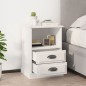vidaXL Mesitas de noche 2 unidades blancas 43x36x60 cm vidaXL Mesitas de noche 2 unidades blancas 43x36x60 cm