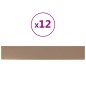 vidaXL Paneles pared 12 uds cuero sintético capuchino 90x15 cm 1,62 m² vidaXL Paneles pared 12 uds cuero sintético capuchino 90x15 cm 1,62 m²