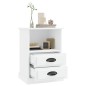 vidaXL Mesitas de noche 2 unidades blancas 43x36x60 cm vidaXL Mesitas de noche 2 unidades blancas 43x36x60 cm