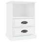 vidaXL Mesitas de noche 2 unidades blancas 43x36x60 cm vidaXL Mesitas de noche 2 unidades blancas 43x36x60 cm