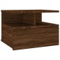 vidaXL Mesita de noche flotante madera marrón roble 40x31x27 cm vidaXL Mesita de noche flotante madera marrón roble 40x31x27 cm