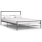 vidaXL Estructura de cama de metal gris 120x200 cm vidaXL Estructura de cama de metal gris 120x200 cm